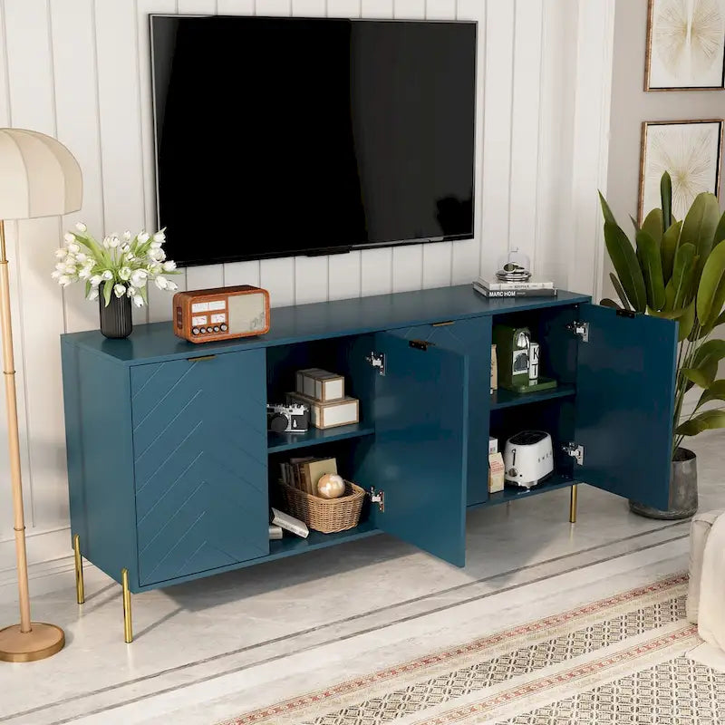 Madia buffet a quattro ante Mid-Century
