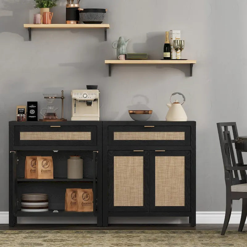SICOTAS Credenza da Buffet Rustica da 2 con Cassetto - N/A