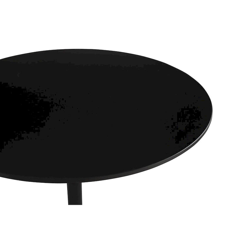 Tavolo da pranzo rotondo, tavolo da cucina moderno, design a tulipano da 80 cm con piedistallo, tavolo casual medievale per 2-4 persone