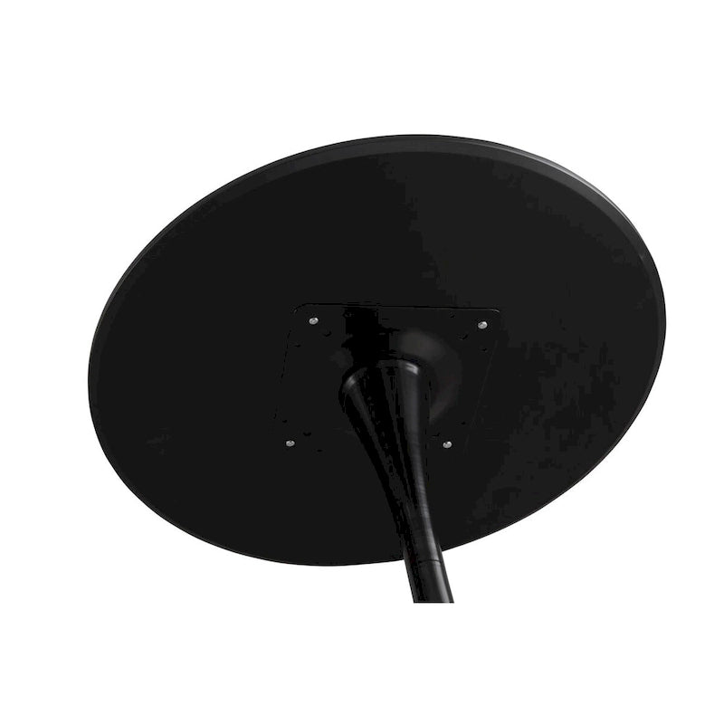 Tavolo da pranzo rotondo, tavolo da cucina moderno, design a tulipano da 80 cm con piedistallo, tavolo casual medievale per 2-4 persone