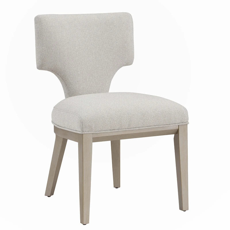 Ivory and Champagne Side Chair (Set of 2)