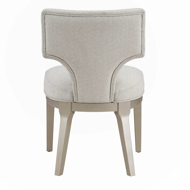 Ivory and Champagne Side Chair (Set of 2)