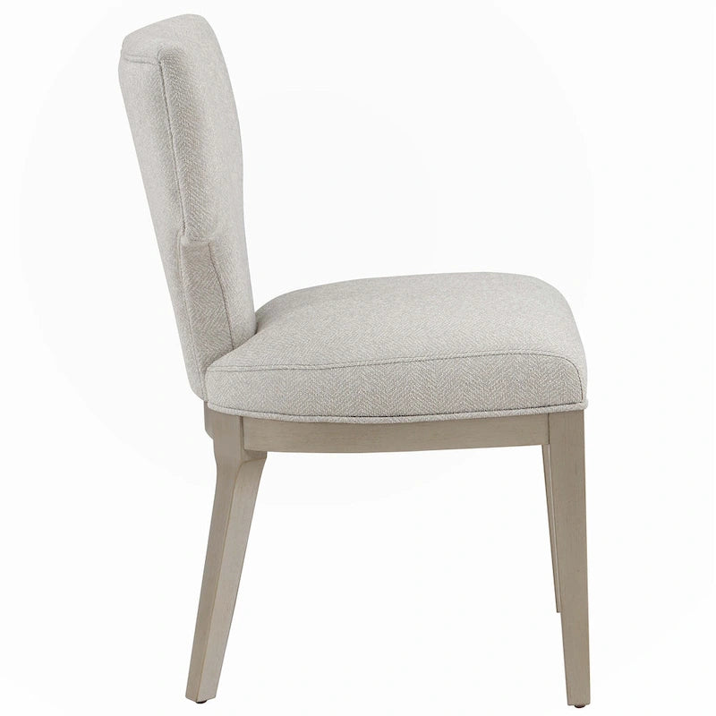 Ivory and Champagne Side Chair (Set of 2)