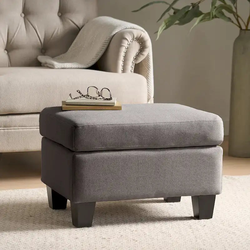 1 POUF IN TESSUTO