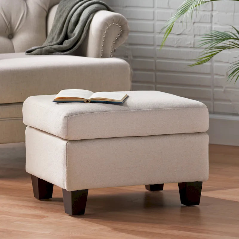 1 repose-pieds en tissu