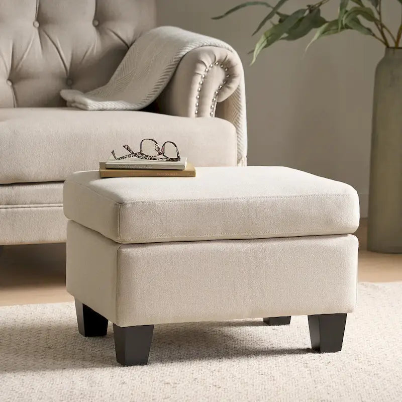 1 POUF IN TESSUTO