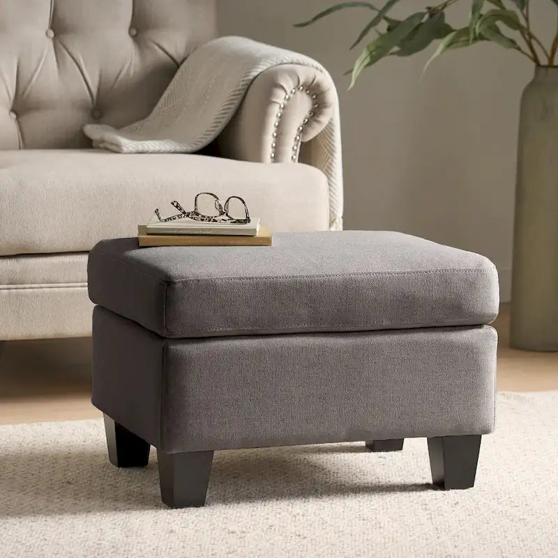 1 POUF IN TESSUTO