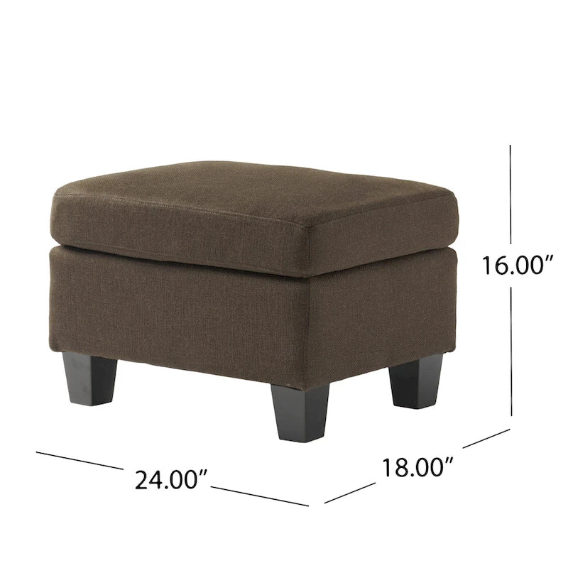 1 POUF IN TESSUTO