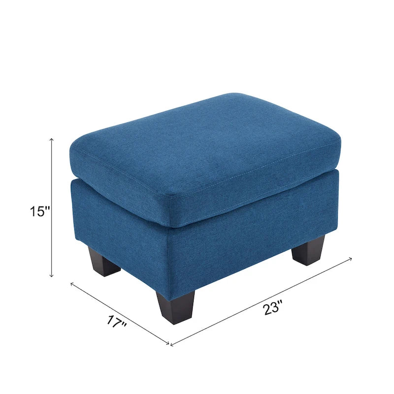 1 POUF IN TESSUTO