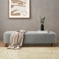 Panca Ottomana Moderna Naci Boucle di Christopher Knight Home