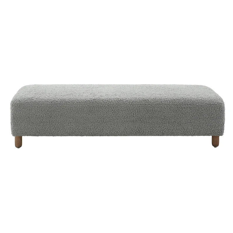 Panca Ottomana Moderna Naci Boucle di Christopher Knight Home