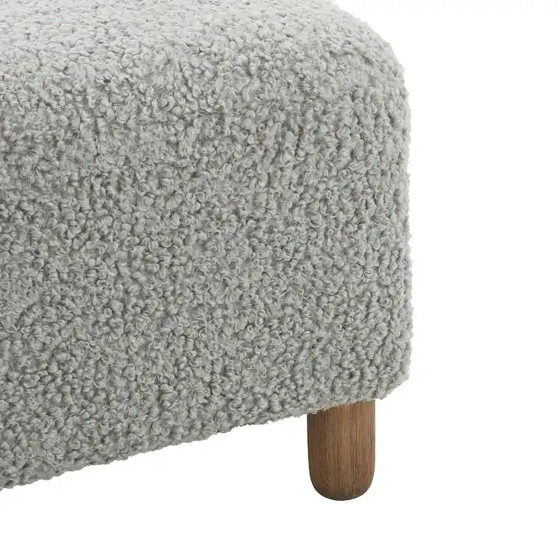 Panca Ottomana Moderna Naci Boucle di Christopher Knight Home