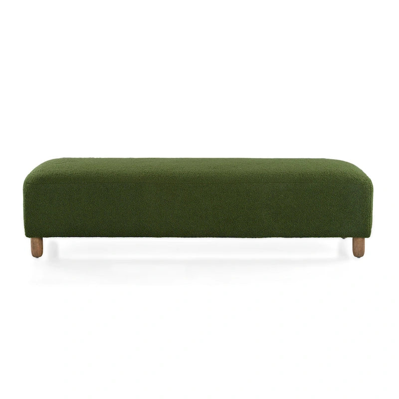 Panca Ottomana Moderna Naci Boucle di Christopher Knight Home