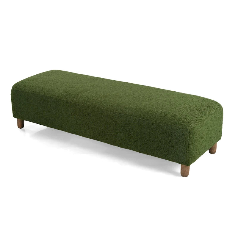 Panca Ottomana Moderna Naci Boucle di Christopher Knight Home