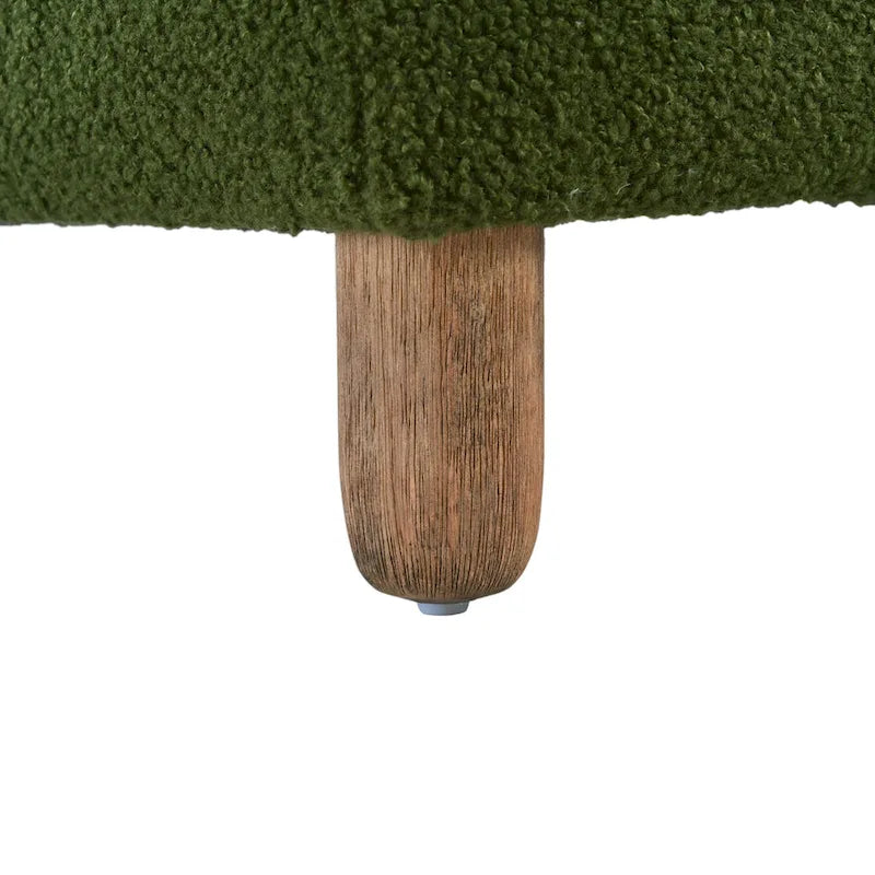 Panca Ottomana Moderna Naci Boucle di Christopher Knight Home