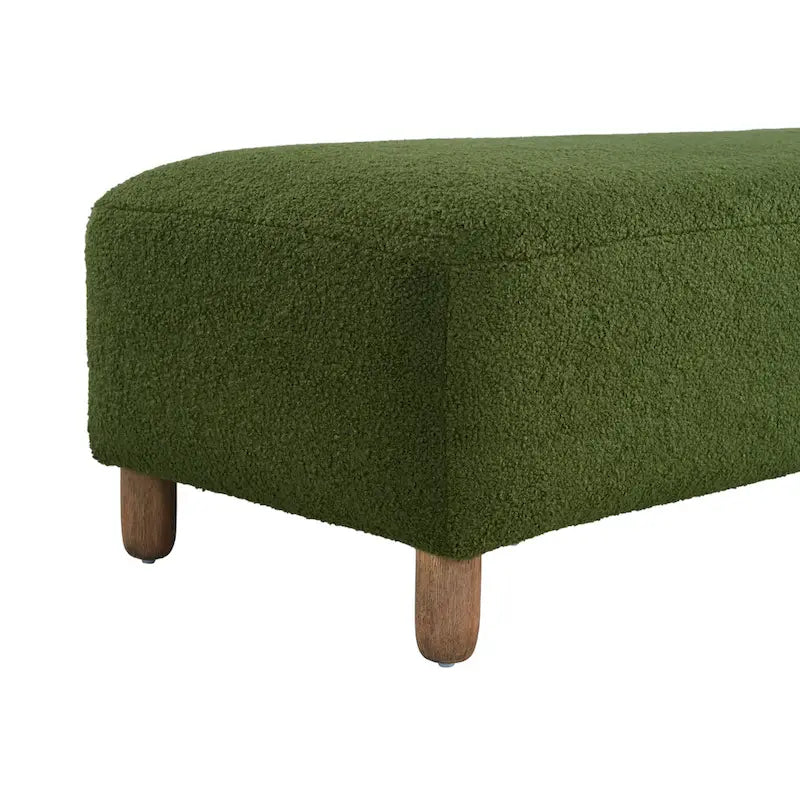 Panca Ottomana Moderna Naci Boucle di Christopher Knight Home