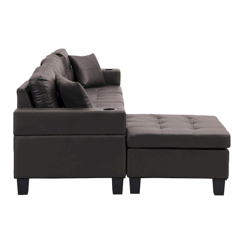 Sectional Sofa Set for Living Room with L Shape Chaise Lounge