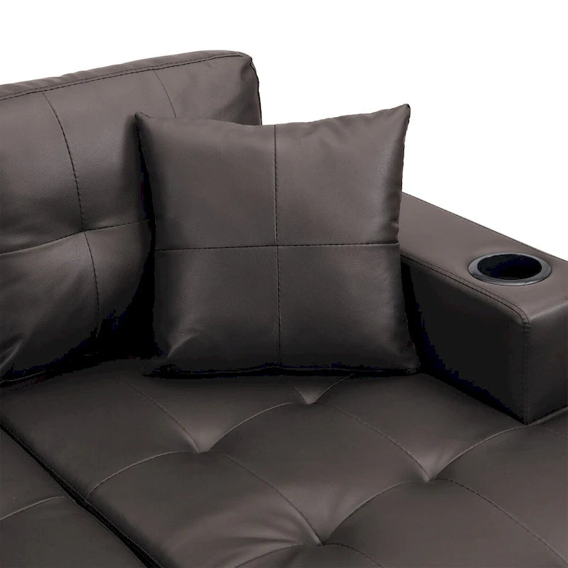 Sectional Sofa Set for Living Room with L Shape Chaise Lounge