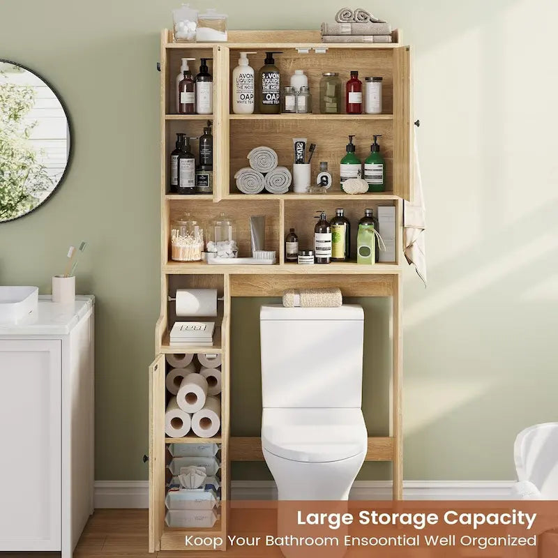 Mobiletto da bagno sopra il WC Mensole portaoggetti per WC