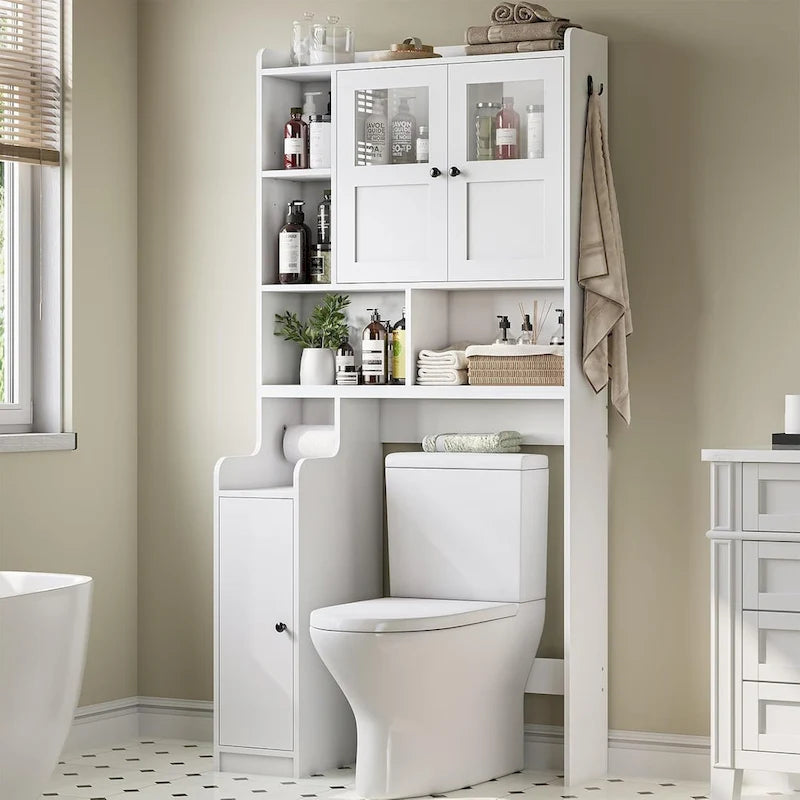 Mobiletto da bagno sopra il WC Mensole portaoggetti per WC