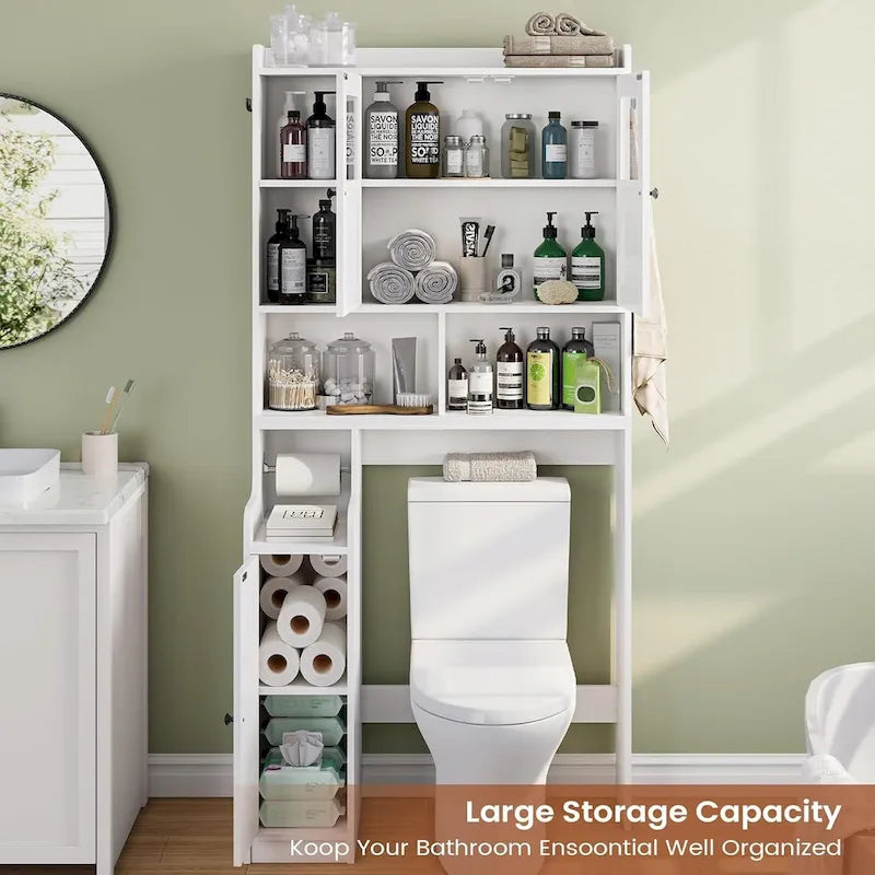 Mobiletto da bagno sopra il WC Mensole portaoggetti per WC
