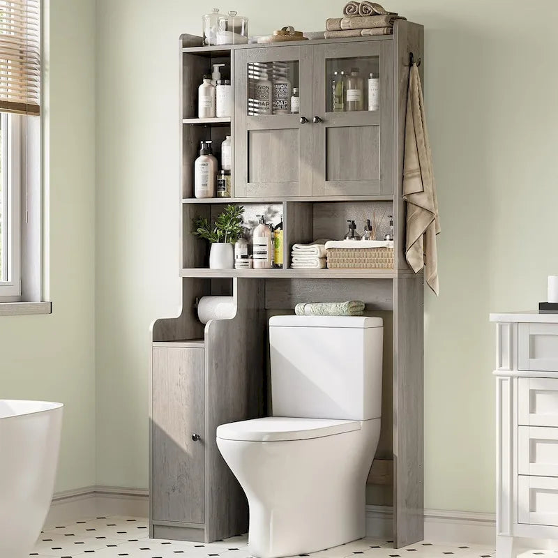 Mobiletto da bagno sopra il WC Mensole portaoggetti per WC