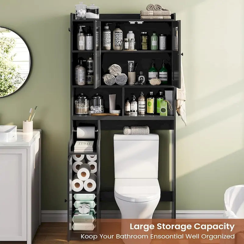 Mobiletto da bagno sopra il WC Mensole portaoggetti per WC