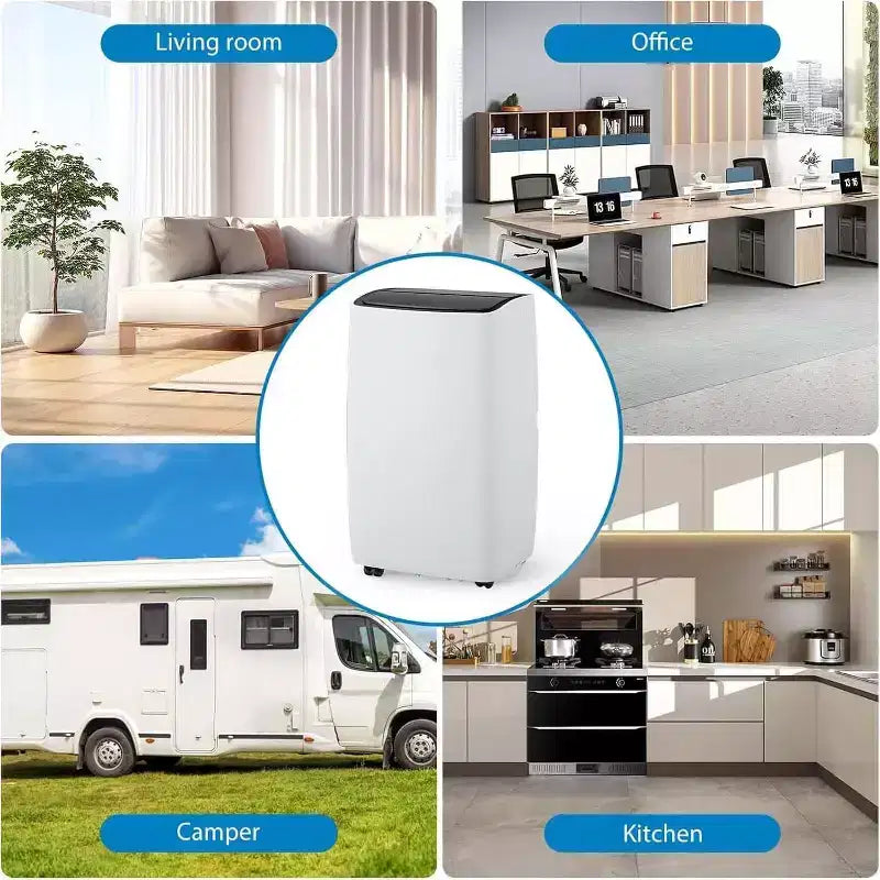 Condizionatore portatile da 12.000 BTU per 51 mq, unità AC 3-in-1 con modalità di raffreddamento/deumidificatore/ventilatore