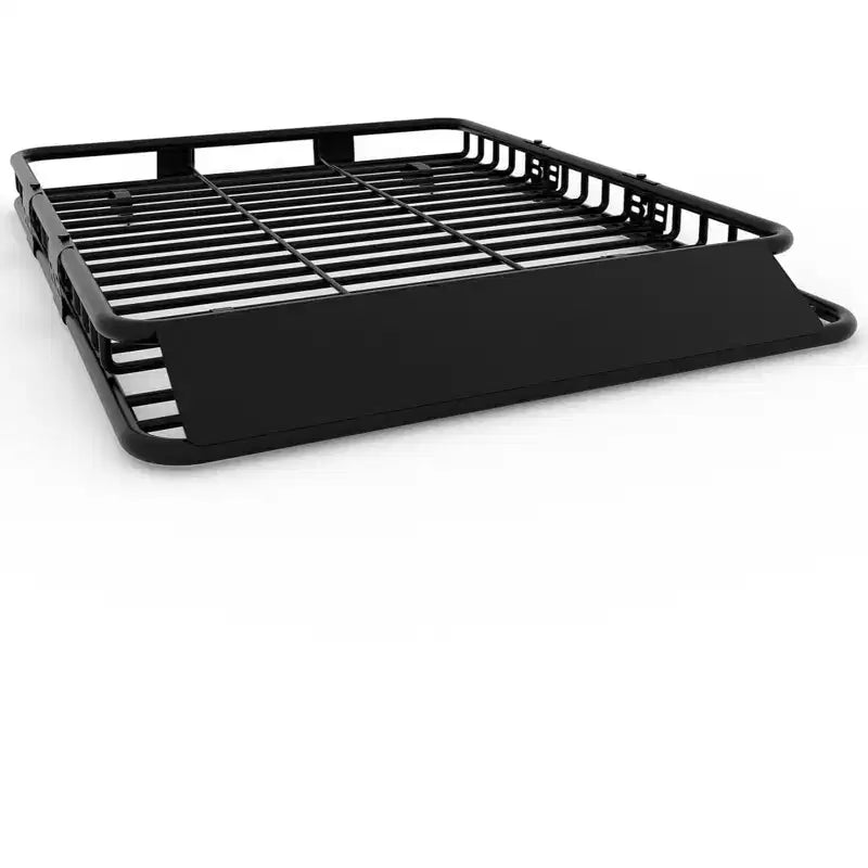 Cesto portabagagli da tetto per carichi pesanti Global, struttura in acciaio, capacità 90 kg, portabagagli grande per SUV, auto, camion