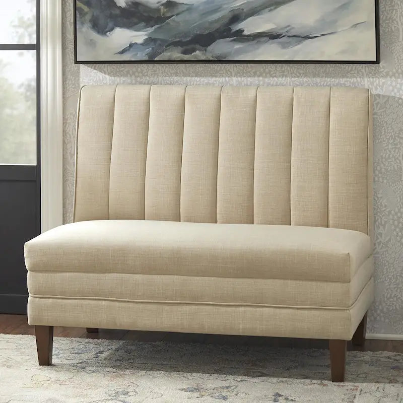 Set Panca Imbottita a Schienale Canaletto 3 Pezzi Kerrington di Lifestorey