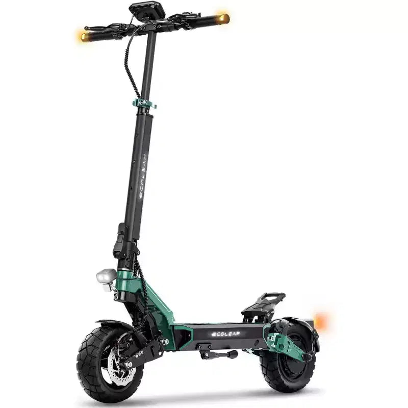 Monopattino elettrico ECOLEAP L7 per adulti, motore di picco 1500W, 45 km/h, autonomia 80 km, doppia sospensione, freni a disco anteriori e posteriori, UL