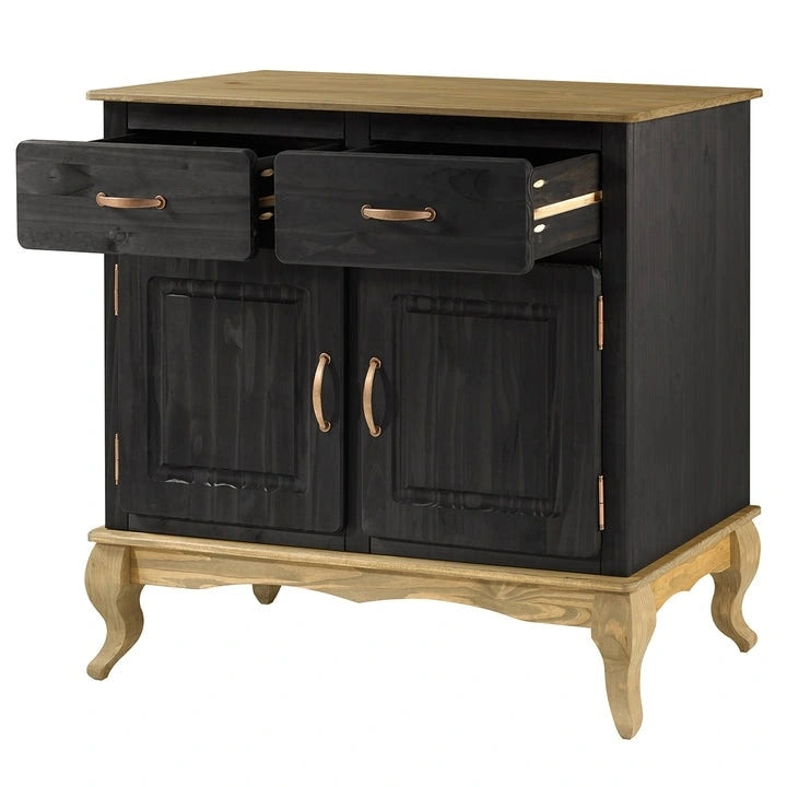 Credenza in legno verde