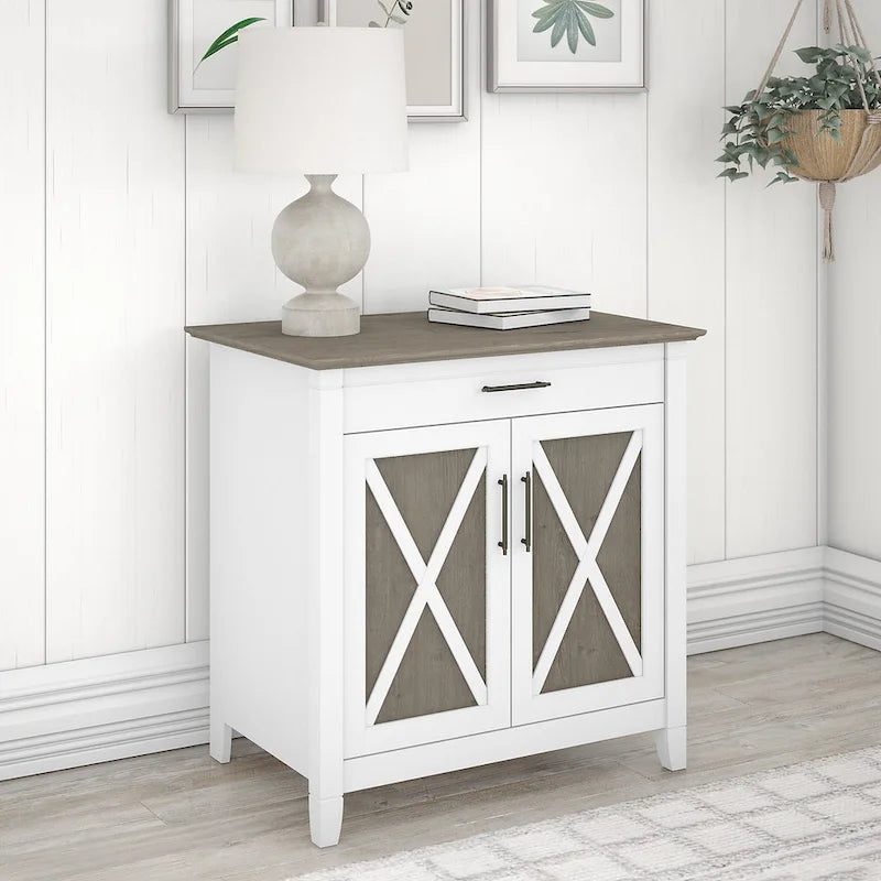 Scrittoio Key West con mobiletto di Bush Furniture