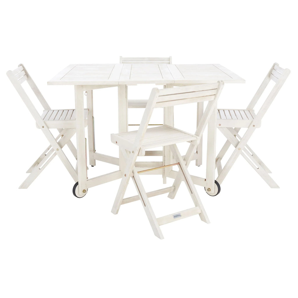SAFAVIEH Brandy Set da pranzo da esterno 5 pezzi - 43Wx35Dx29H