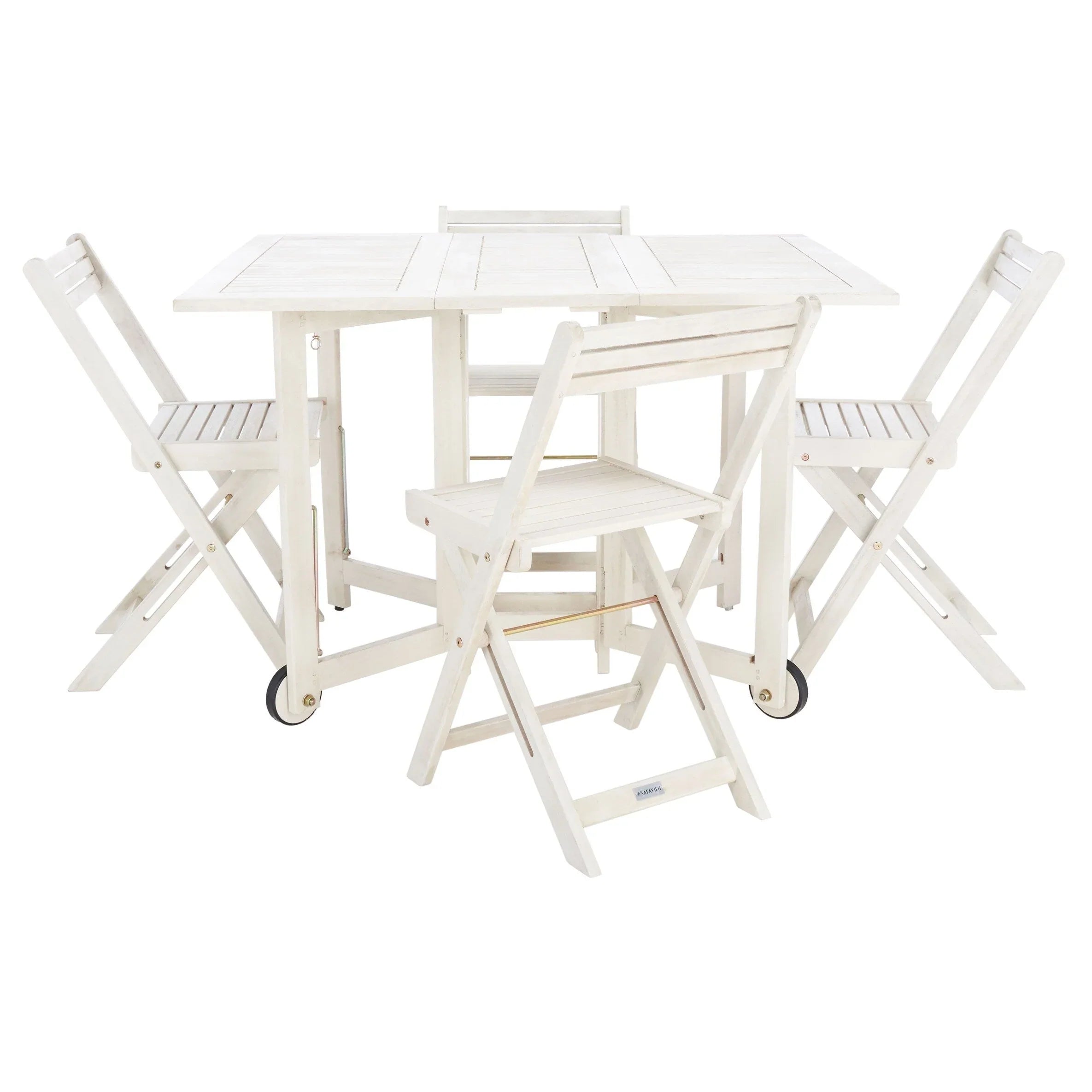 SAFAVIEH Brandy Set da pranzo da esterno 5 pezzi - 43Wx35Dx29H