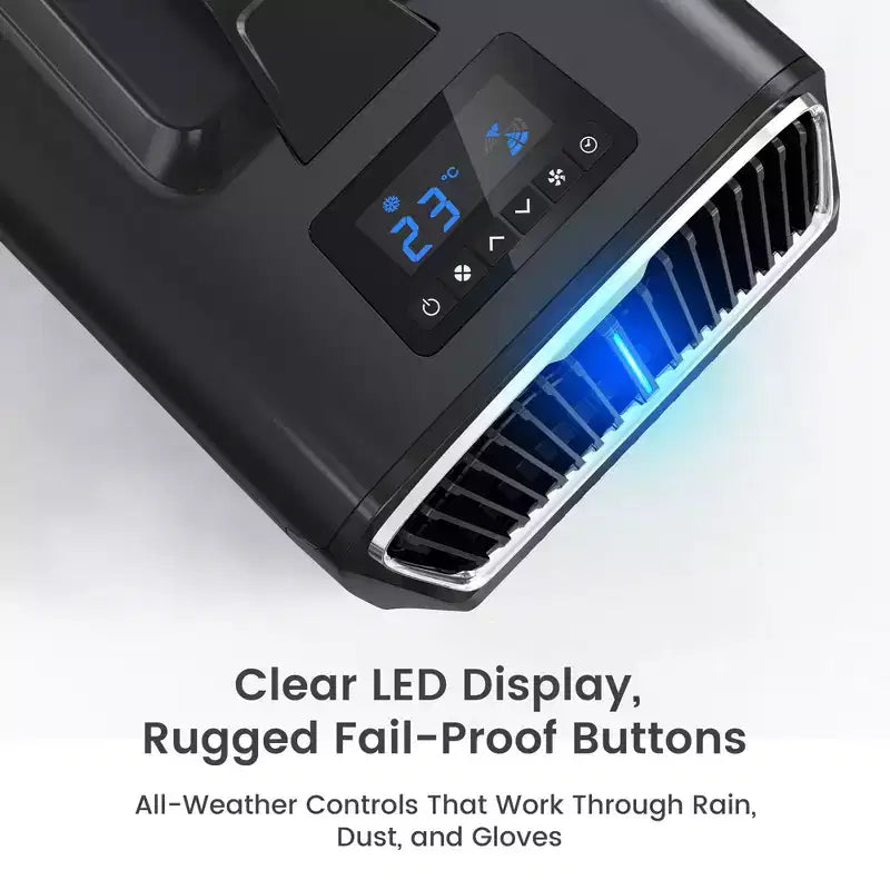 Condizionatore portatile Waykar 3-in-1 da 5000 BTU con deumidificatore e telecomando per tenda, campeggio e camper