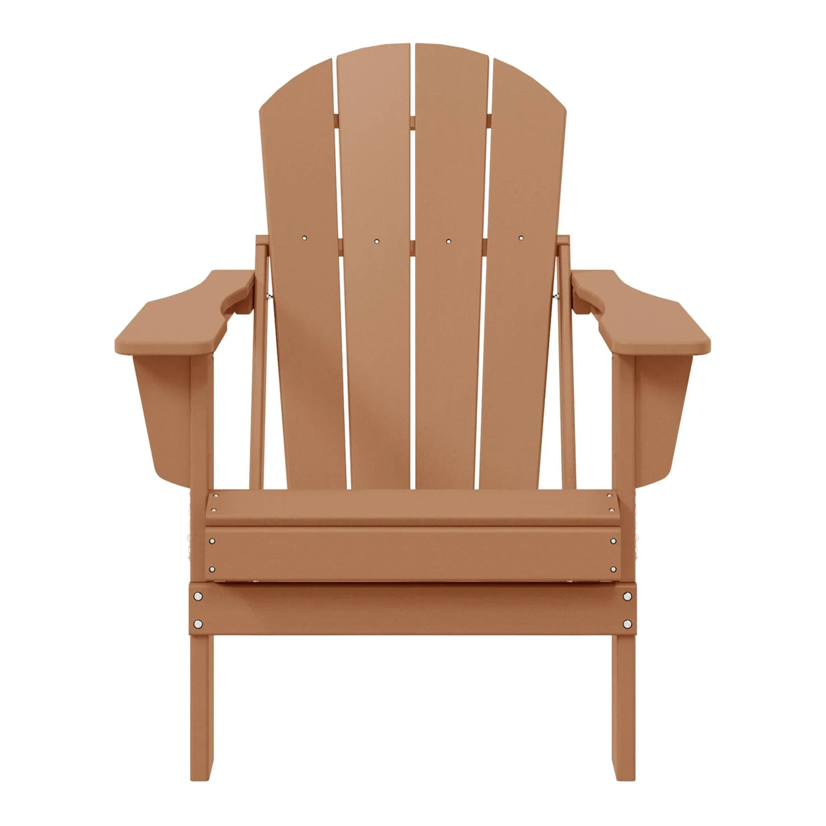 Polytrends Laguna Sedia Adirondack Pieghevole da Esterno per Patio Resistente allo Sbiadimento e alle Intemperie