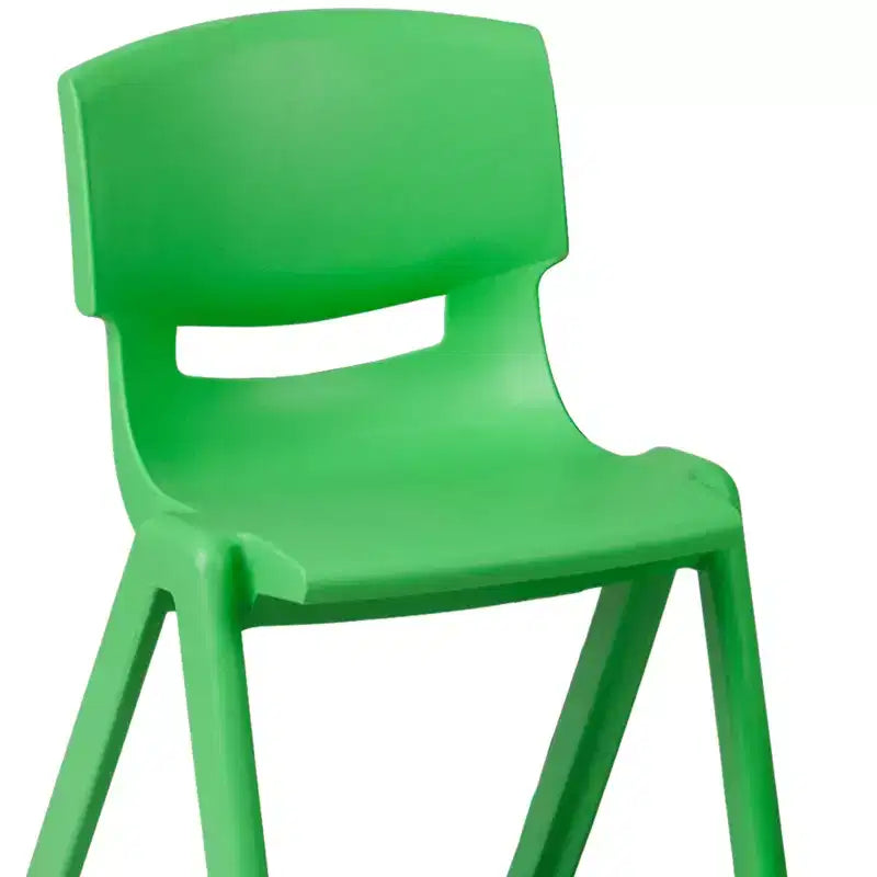 Set Tavolo Attività Rettangolare Regolabile in Altezza in Plastica Emma and Oliver 23.625"W x 47.25"L con 6 Sedie