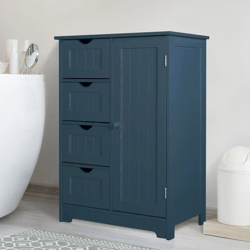 Mobile contenitore da bagno VEIKOUS con 4 cassetti