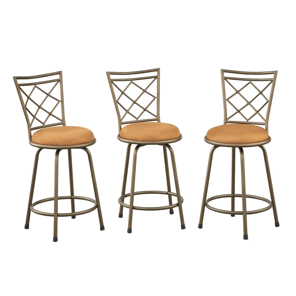 Sgabelli girevoli regolabili in altezza Simple Living Alyssa (set da 3)