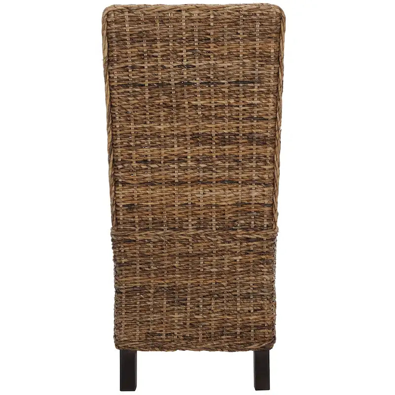 Set di 2 sedie da pranzo in vimini naturale 48L x 56P x 104A cm, stile Boho Coastal