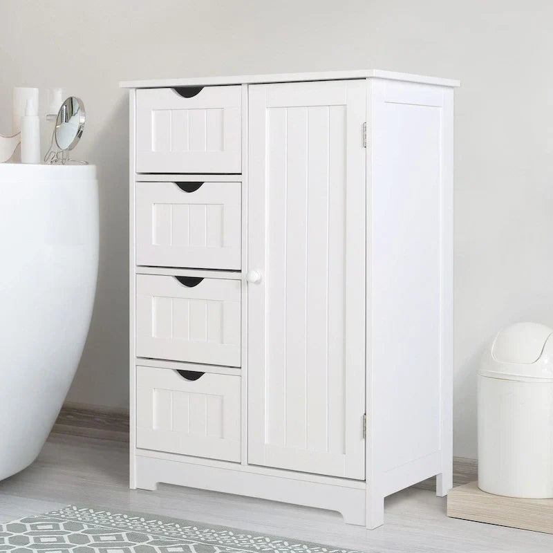 Mobile contenitore da bagno VEIKOUS con 4 cassetti