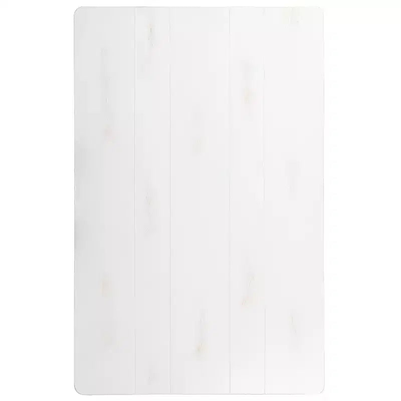 Flash Furniture Tavolo da Pranzo Rettangolare Rustico in Pino Massiccio 46 x 30