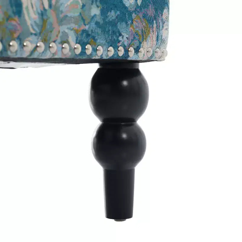 Poltrona Club Contemporanea Christopher Knight Home Harrison in Tessuto con Borchie