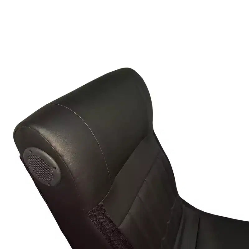 GDFStudio Claudia Sedia da Gaming Pieghevole da Terra con Bluetooth e Massaggio a Vibrazione