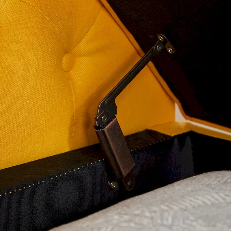 Panca contenitore per camera da letto, fondo letto, con braccioli arrotolati, in velluto, divano ottomana, panca lunga