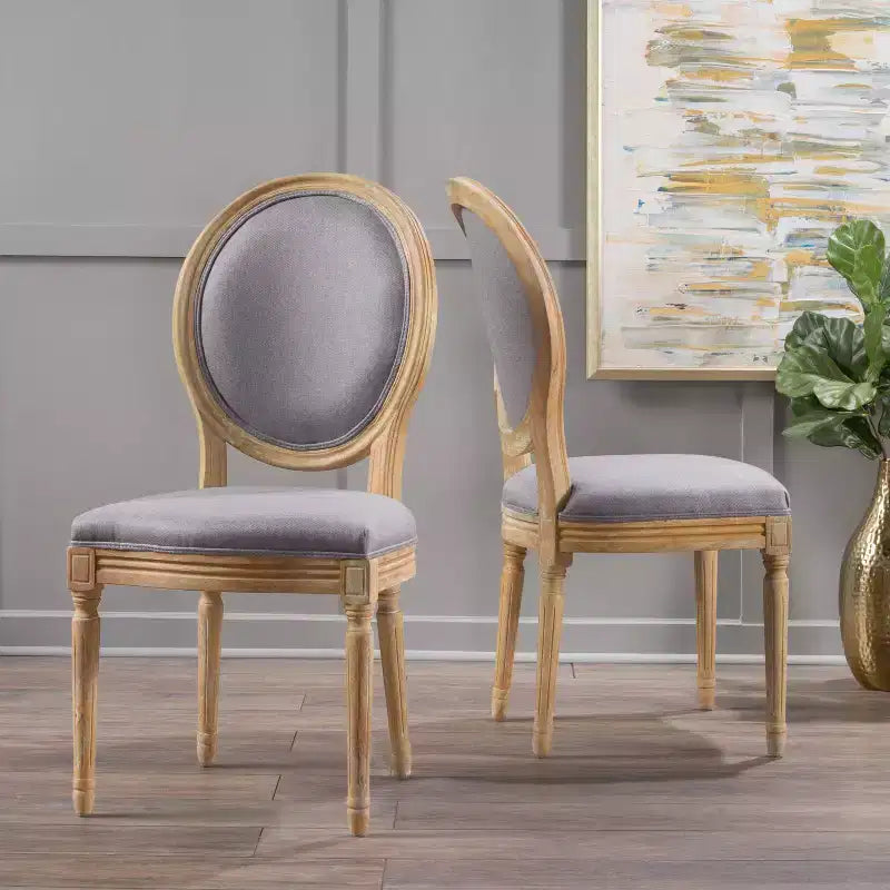 Lot de 2 chaises de salle à manger Phinnaeus - Christopher Knight Home