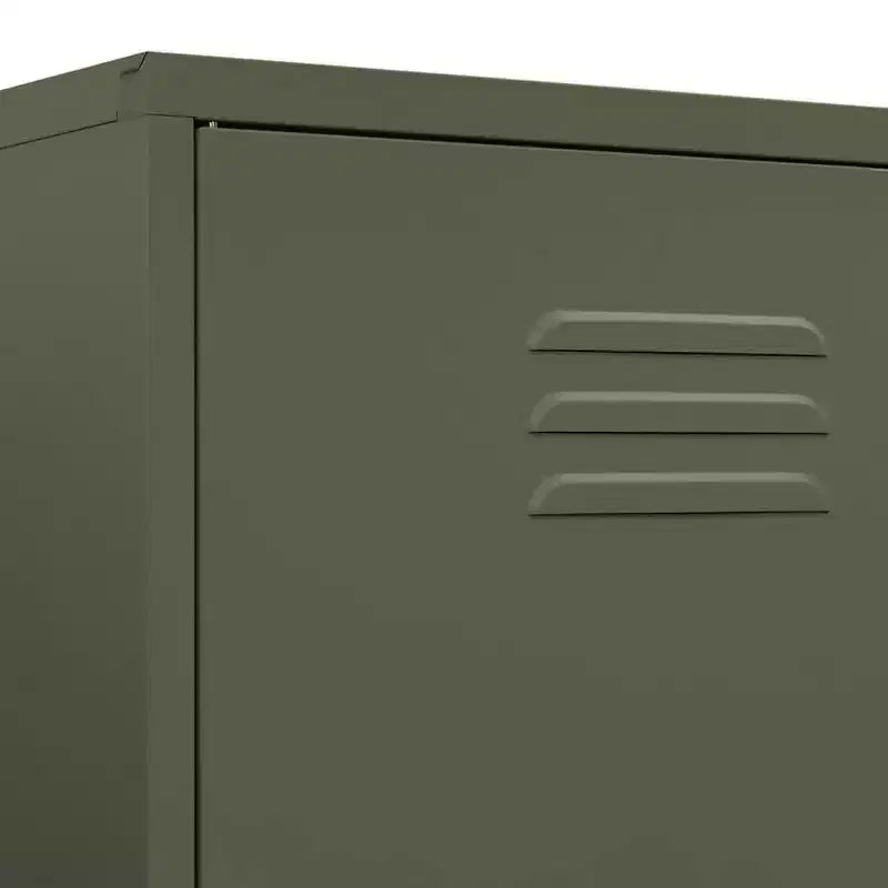 vidaXL Armadio Verde Oliva 90x50x180 cm Acciaio