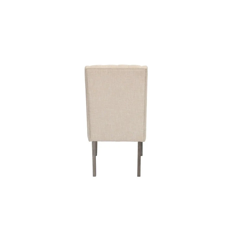 Set da pranzo allungabile Best Quality Furniture da 9 pezzi, in stile rustico grigio