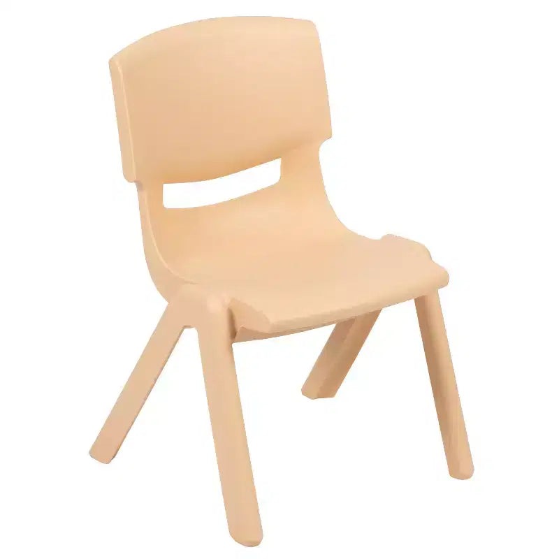 Set Tavolo Attività Rettangolare Regolabile in Altezza in Plastica Emma and Oliver 23.625"W x 47.25"L con 6 Sedie